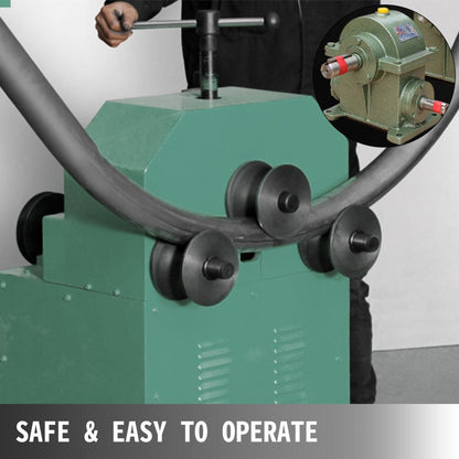 010659933862 - 1500W VEVOR Electric Tube Bender for Precision Circular & Square Bending