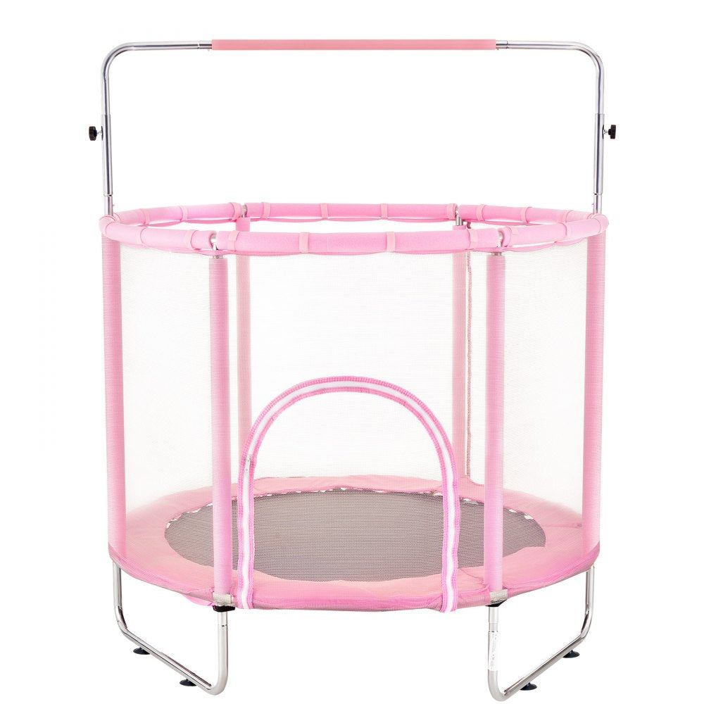 TX-B7110-55in - 55" Kids Trampoline with Safety Net & Adjustable Heights