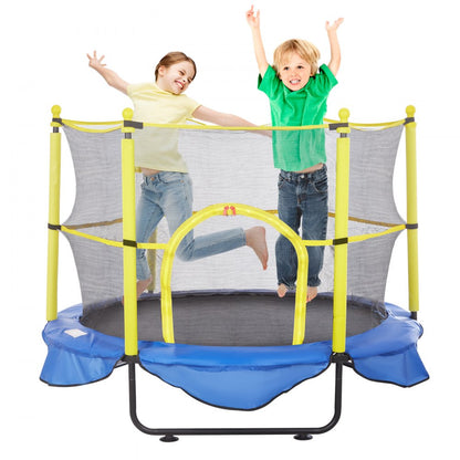TX-B7110-60 - 5FT Kids Trampoline with Heavy-Duty Frame and Stability Suction Cups