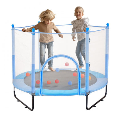 TX-B7110-60in - 60" Kids Trampoline with Safety Net & Fun Accessories