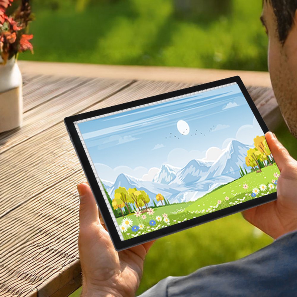 A3-D28 - Portable A3 Rechargeable LED Tracing Pad with Adjustable Brightness