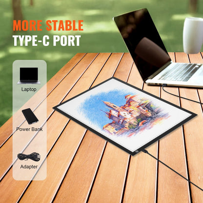 A3-20 - Ultra-Thin A3 LED Tracing Pad with Dimmable Brightness