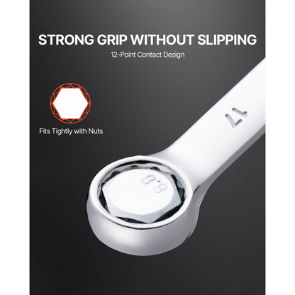 L0025B - 25-Piece Metric Wrench Set 6mm to 32mm, Ergonomic Design