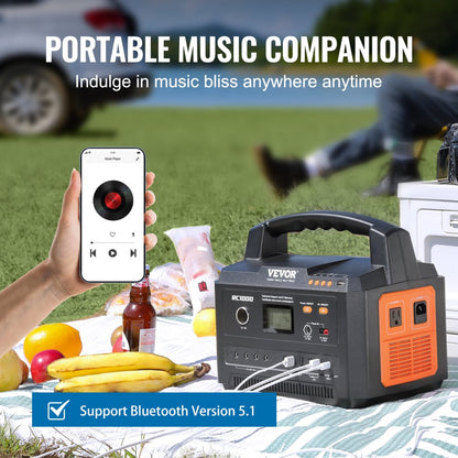 RC1000 - 999Wh Solar Charger with 12 Ports for Outdoor Adventures