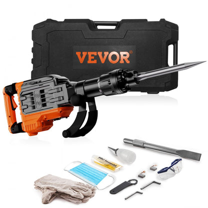 JH-65 - 3500W VEVOR Concrete Breaker Jack Hammer for Tough Jobs