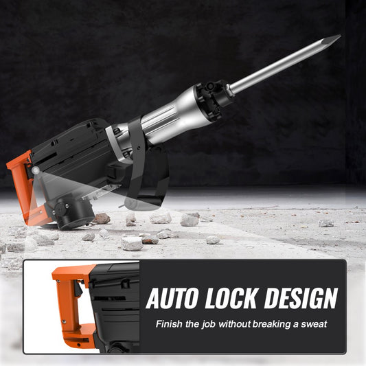 JH-65 - 2200W VEVOR Demolition Jack Hammer for Concrete & Brick