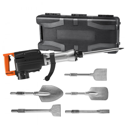 JH-65 - 2200W VEVOR Demolition Jack Hammer for Concrete & Brick