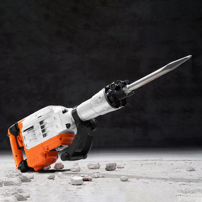 JH-65 - 3500W VEVOR Jack Hammer with 360° Handle & 2 Chisel Bits