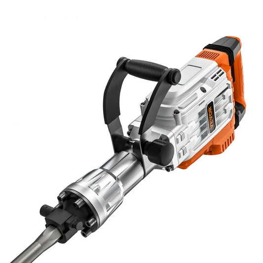 JH-65 - 3500W VEVOR Jack Hammer with 360° Handle & 2 Chisel Bits