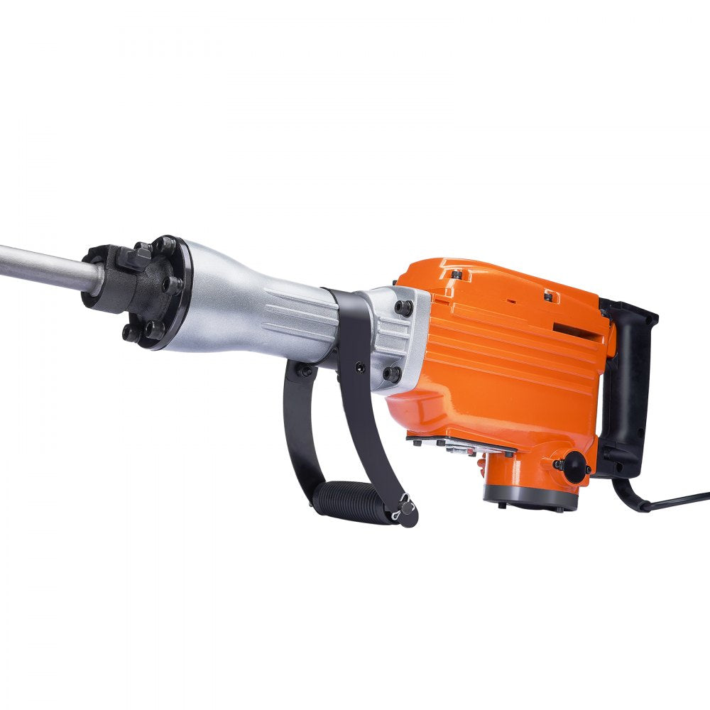 JH-65 - 2200W Demolition Jack Hammer with 360° Handle & 2 Chisels