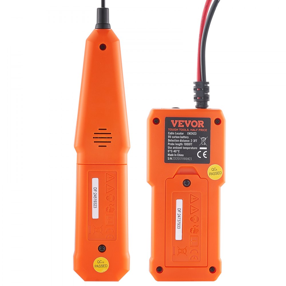 EM2423 - 3FT Deep Detection Underground Cable Locator, 1000FT Range