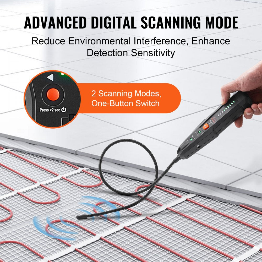 EM2425 - VEVOR Cable Locator: 3280ft Range, Lightweight & Durable Design