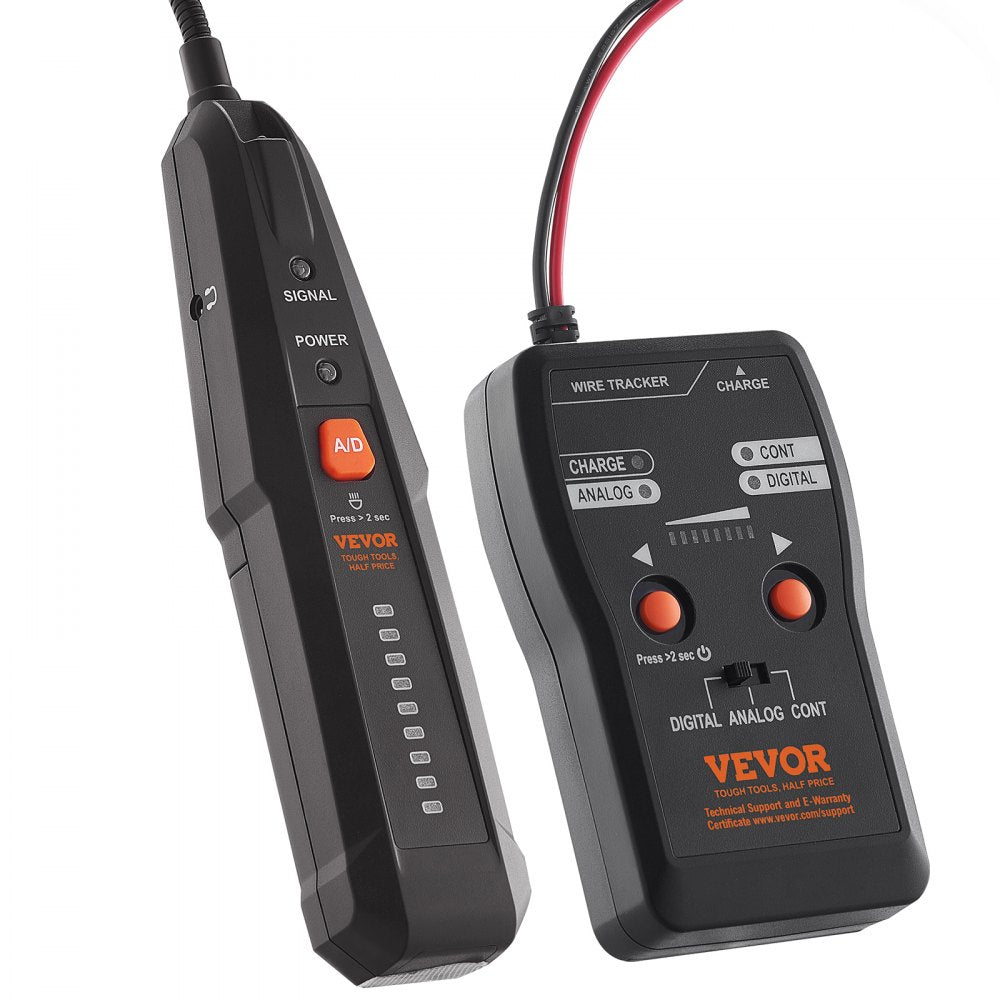 EM2425 - VEVOR Cable Locator: 3280ft Range, Lightweight & Durable Design
