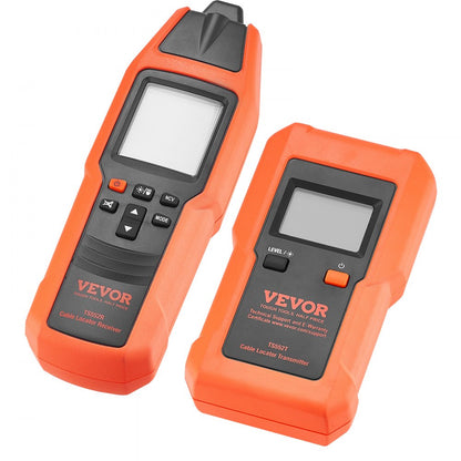 TS552 - Compact VEVOR Cable Locator for 12-600V Lines, 6561ft Range