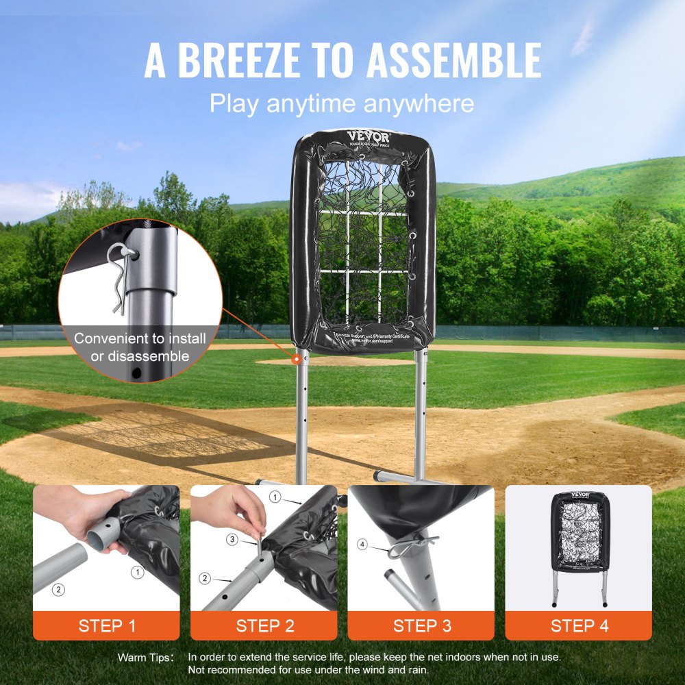SSPDYTQ004 - 9-Hole Baseball Net for Precision Pitching Practice