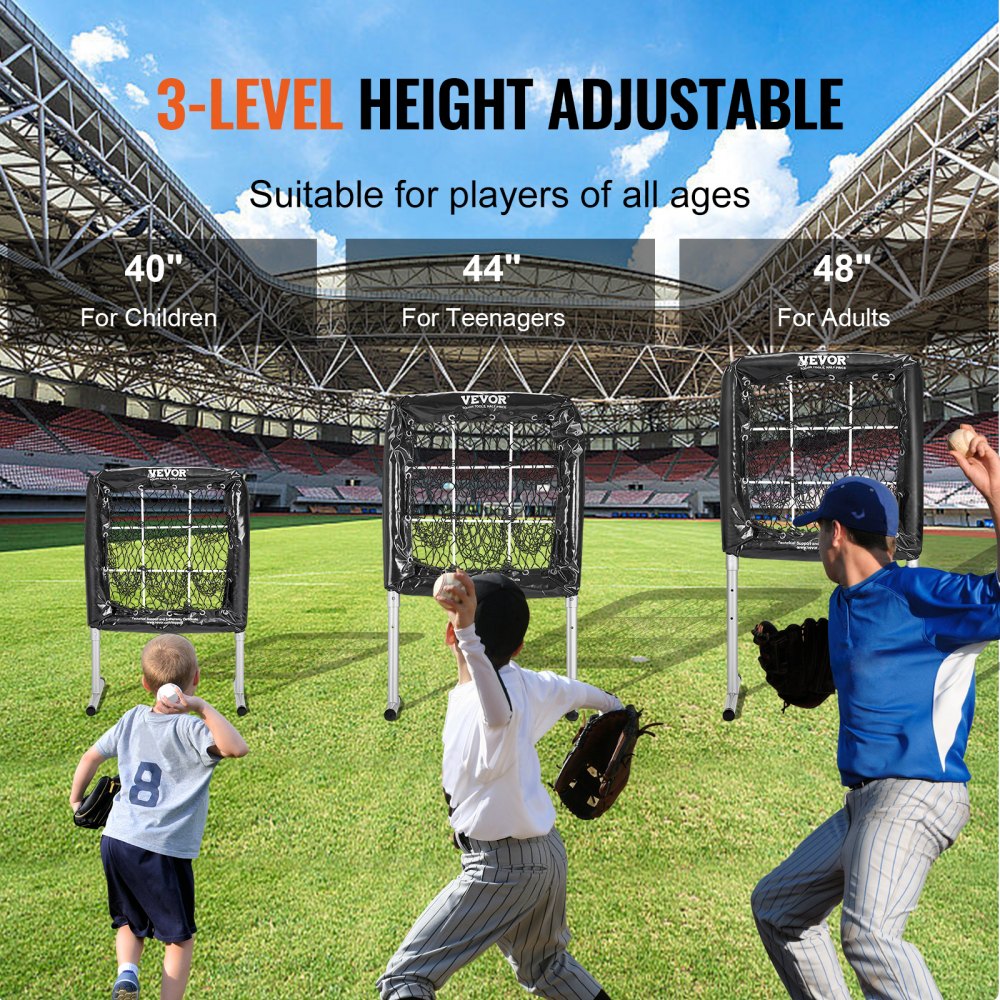 SSPDYTQ003 - Durable 9 Hole Baseball Training Net for Young Pitchers