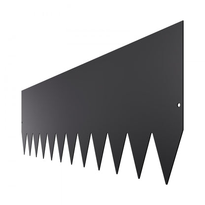 ZY-40X12-4Black - 40" Metal Landscape Edging, Rust-Resistant and Flexible