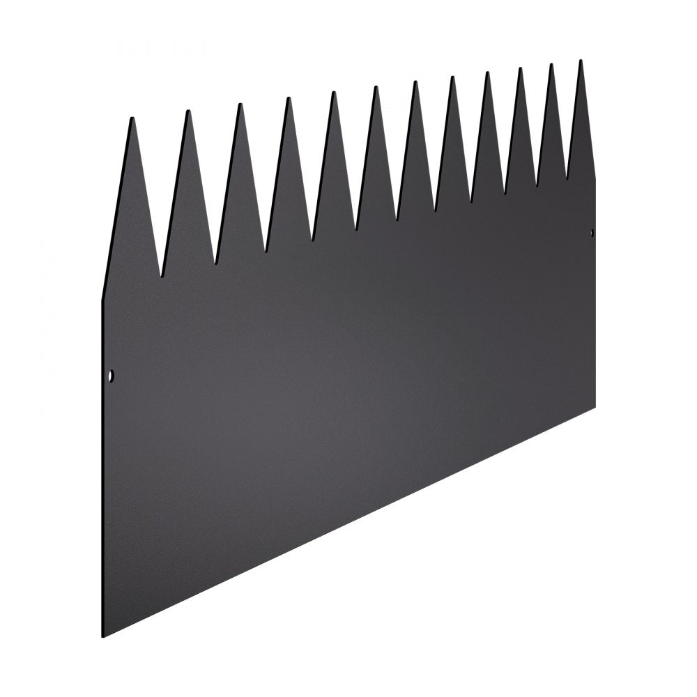 ZY-40X12-4Black - 40" Metal Landscape Edging, Rust-Resistant and Flexible