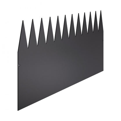 ZY-40X12-4Black - 40" Metal Landscape Edging, Rust-Resistant and Flexible