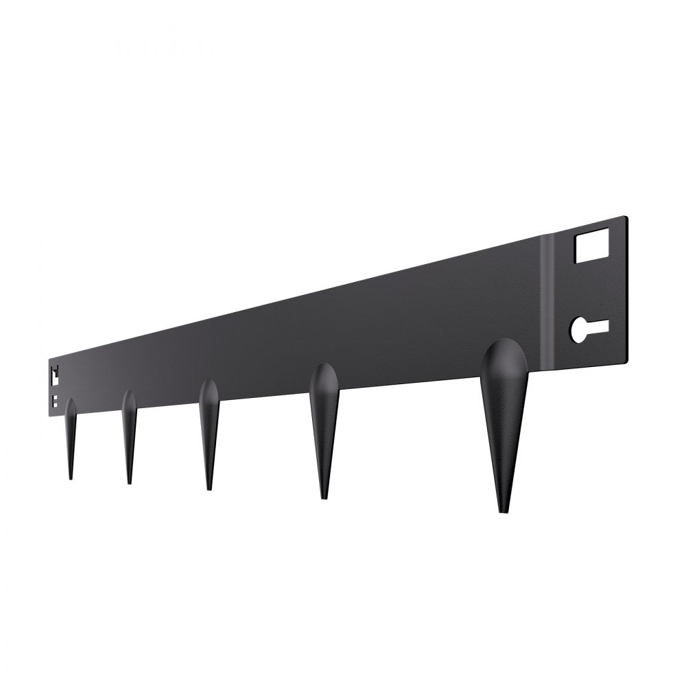 ZY-39X3-5Black - 39x3in Galvanized Steel Landscape Edging for Easy Installation
