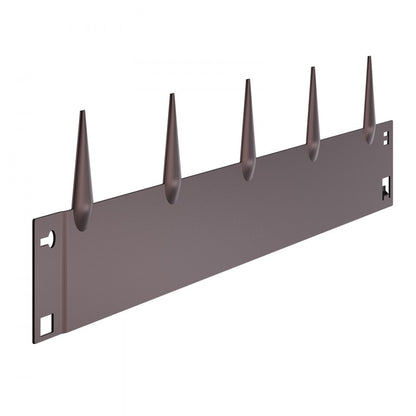 ZY-39X4-5Brown - 5-Piece Galvanized Steel Flexible Landscape Edging Set