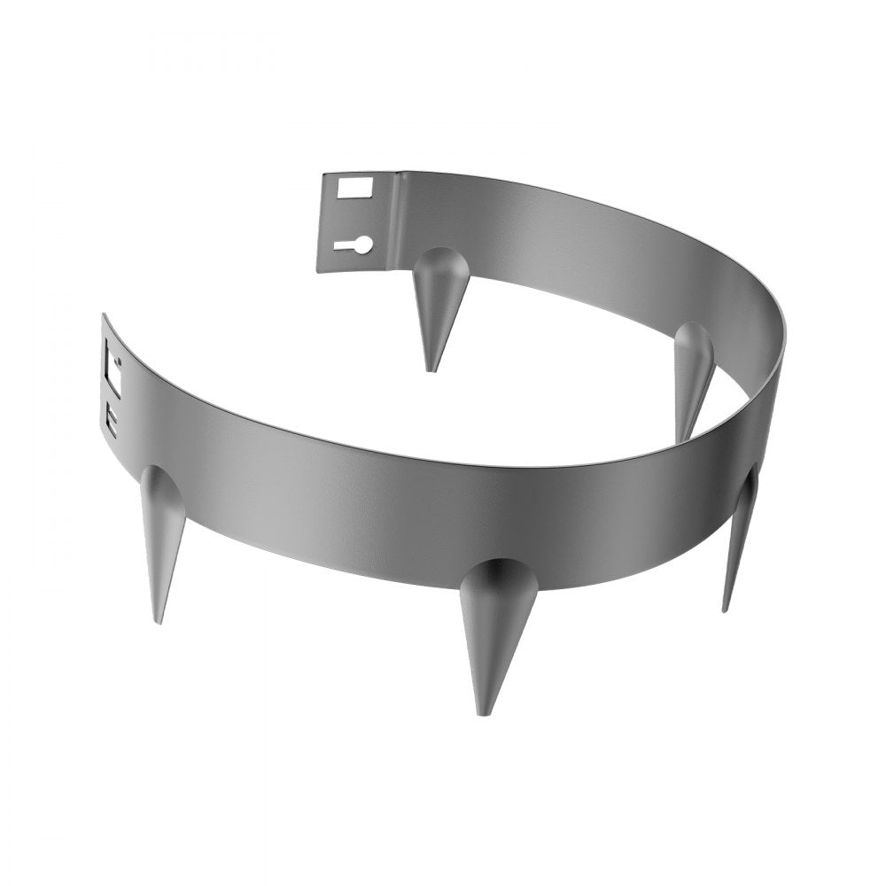 ZY-39X3-5Grey - 39 x 3in Flexible Galvanized Steel Landscape Edging
