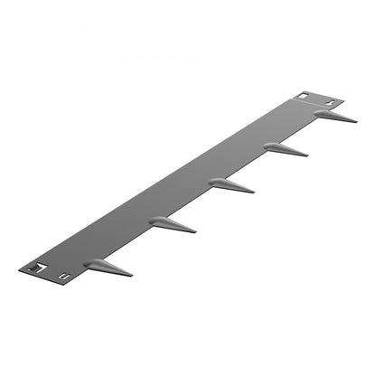 ZY-39X4-5Grey - 39x4in Flexible Steel Landscape Edging, Rust-Resistant Design