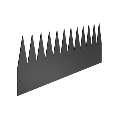 ZY-40X8-6Black - 40" Galvanized Steel Garden Edging - Rust Resistant Border