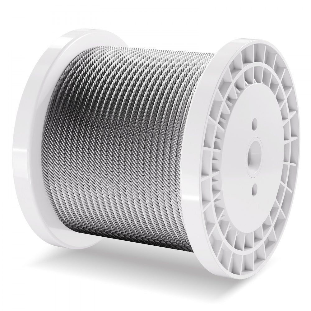 S1/4-250 - 250 ft Galvanized Steel Wire Rope for Outdoor Use