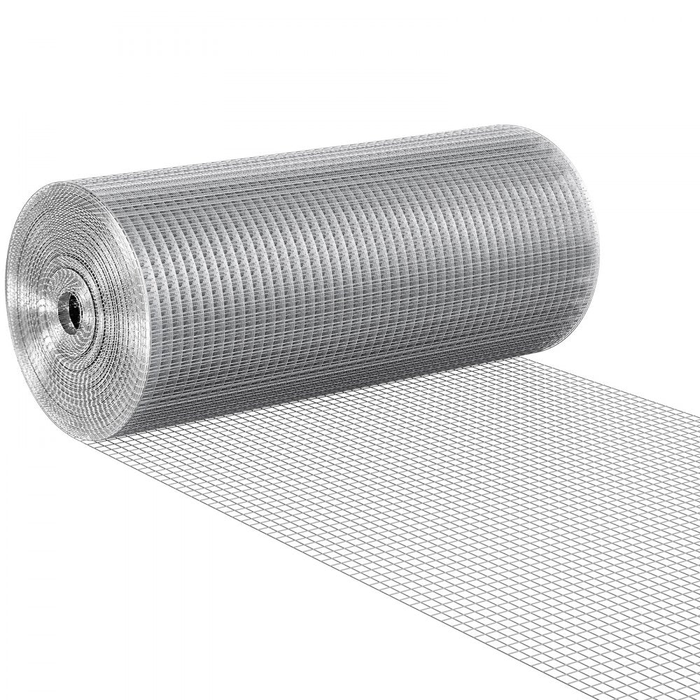 SS121224100G - 24in Galvanized Hardware Cloth, 1/2in Mesh for Garden Protection