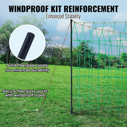 S0900915D - 35" Electric Fence Netting for Goats & Sheep, UV Resistant