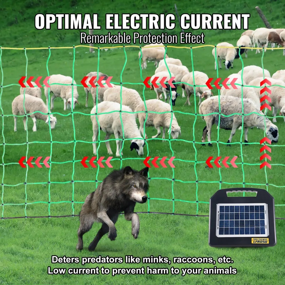 S0900915D - 35" Electric Fence Netting for Goats & Sheep, UV Resistant