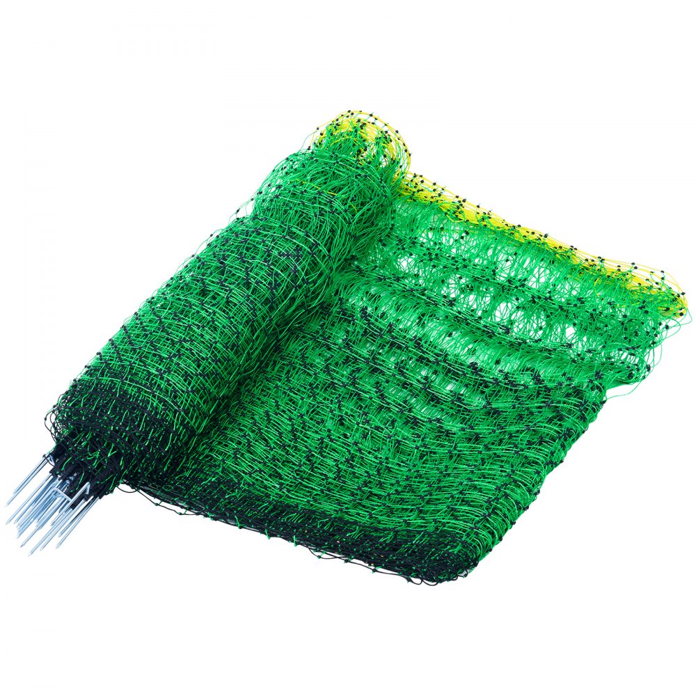 S1261015D - 50" Electric Fence Netting for Goats & Sheep, Portable PE Fencing