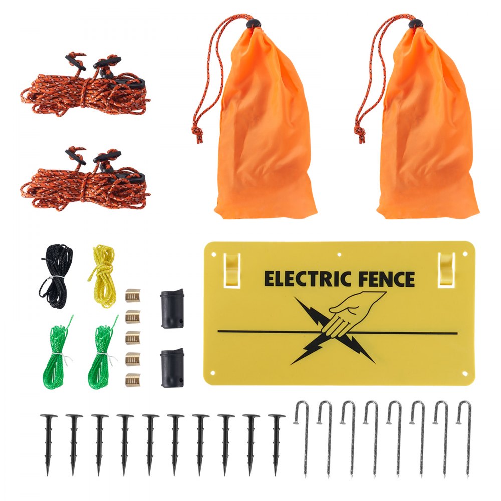 S1261015D - 50" Electric Fence Netting for Goats & Sheep, Portable PE Fencing