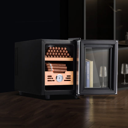 JC-16CPHFW - 16L Electric Cigar Humidor with Cooling & Cedar Shelves
