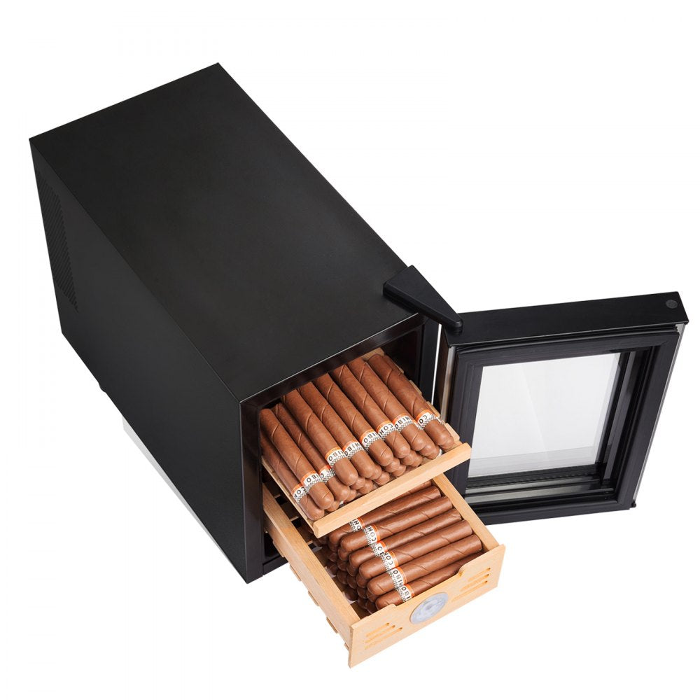 JC-16CPHFW - 16L Electric Cigar Humidor with Cooling & Cedar Shelves