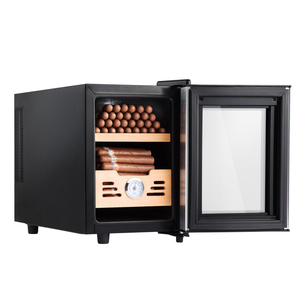 JC-16CPHFW - 16L Electric Cigar Humidor with Cooling & Cedar Shelves