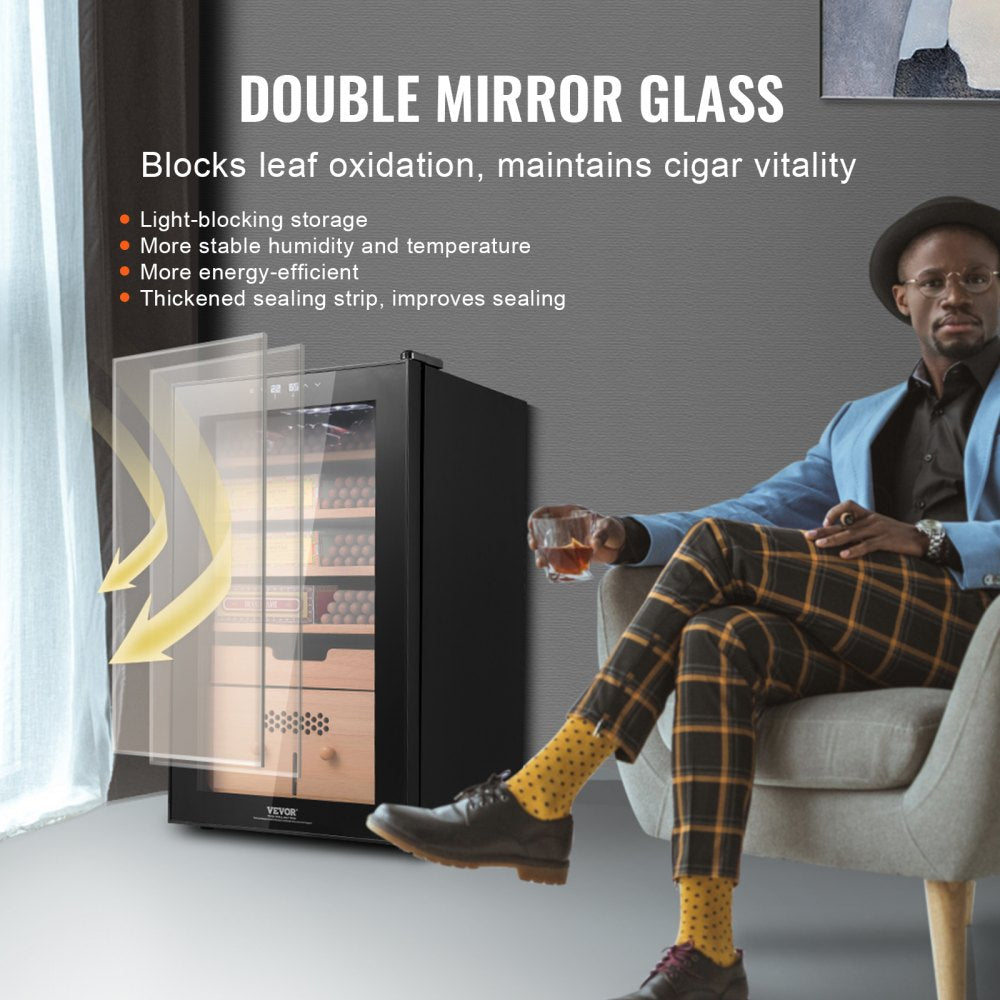 JCC70 - Electric Cigar Humidor for 400 Cigars with Precise Control