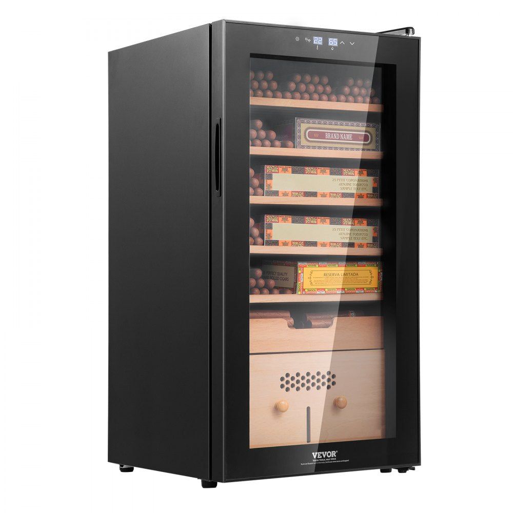 JCC82 - VEVOR Cigar Humidor with Climate Control, 16-22°C Range