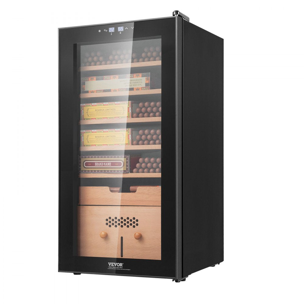 JCC82 - VEVOR Cigar Humidor with Climate Control, 16-22°C Range