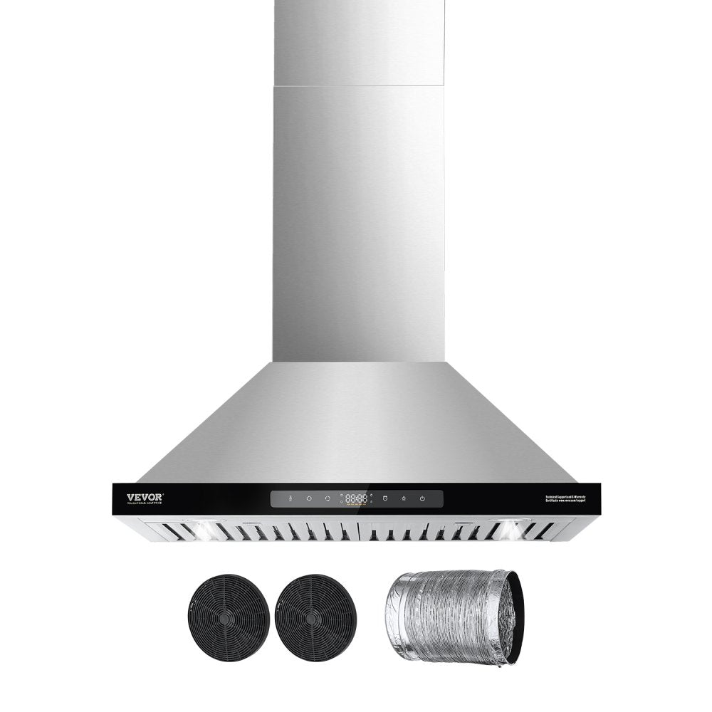 TW03S-P30 - 30" Stainless Steel Range Hood with 800 CFM & Touch Control