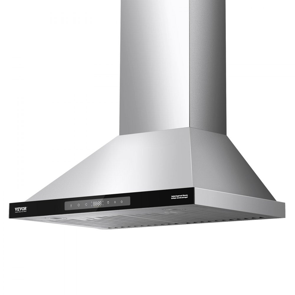 TW03S-P30 - 30" Stainless Steel Range Hood with 800 CFM & Touch Control