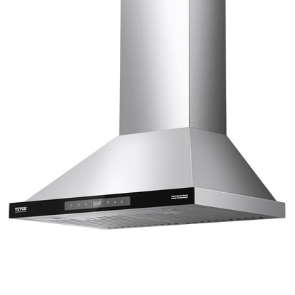 TW03S-P30 - 30" Stainless Steel Range Hood with 800 CFM & Touch Control