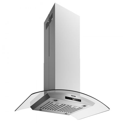 SL22S-P30 - 30" Silver Range Hood with 800 CFM Suction & Touch Control