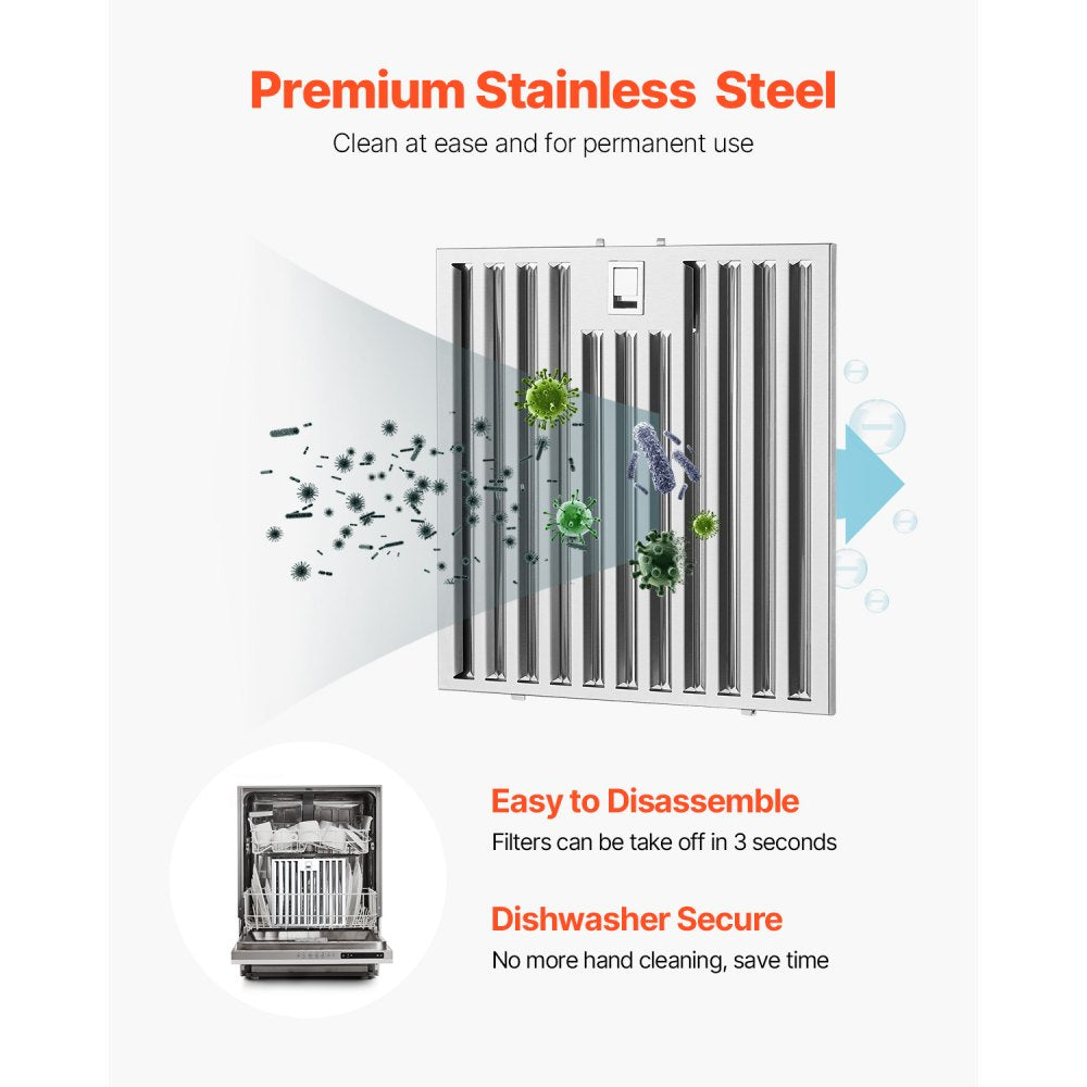 TW03S-P36 - 800CFM Stainless Steel Range Hood with Gesture Control