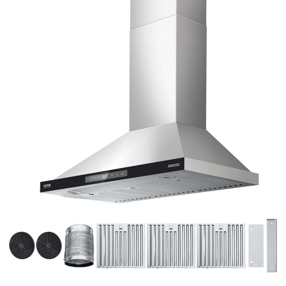 TW03S-P36 - 800 CFM Stainless Steel Wall Mount Range Hood with Gesture Control