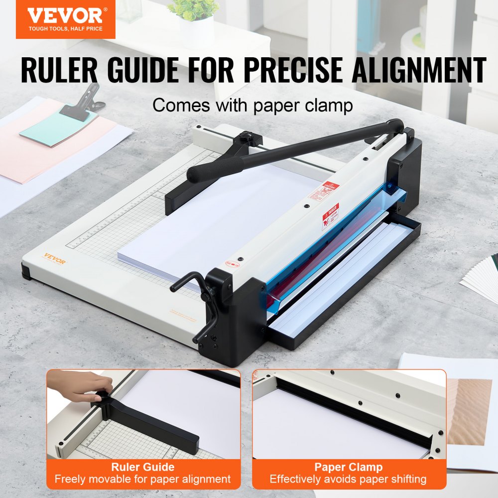 STC430 - Industrial Paper Cutter for 400 Sheets with Safety Features