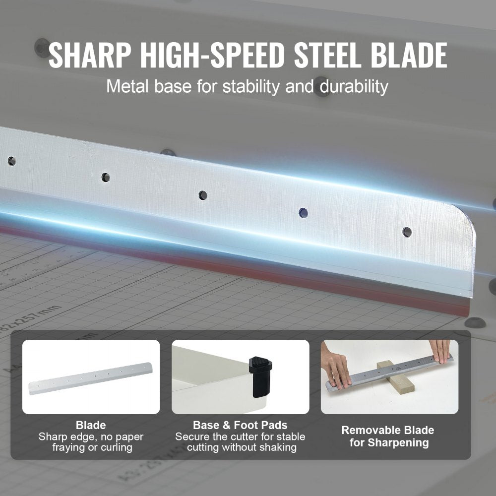 STC430 - Industrial Paper Cutter for 400 Sheets with Safety Features