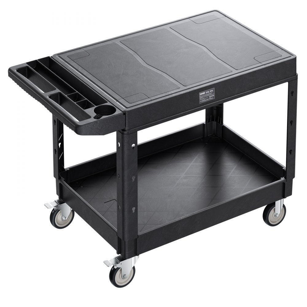 SYTCSS03 - Heavy-Duty 37" x 25.4" Utility Cart with Wheels, 550 lbs Capacity