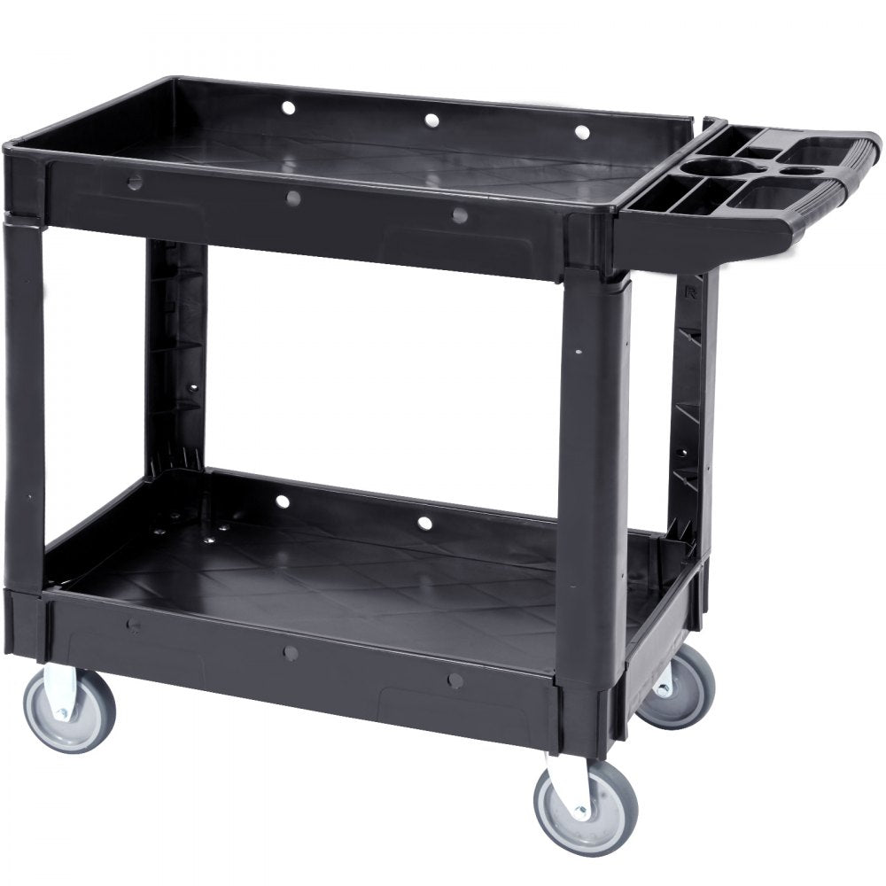 010553447414 - Heavy-Duty Polypropylene Rolling Cart with 550LBS Capacity